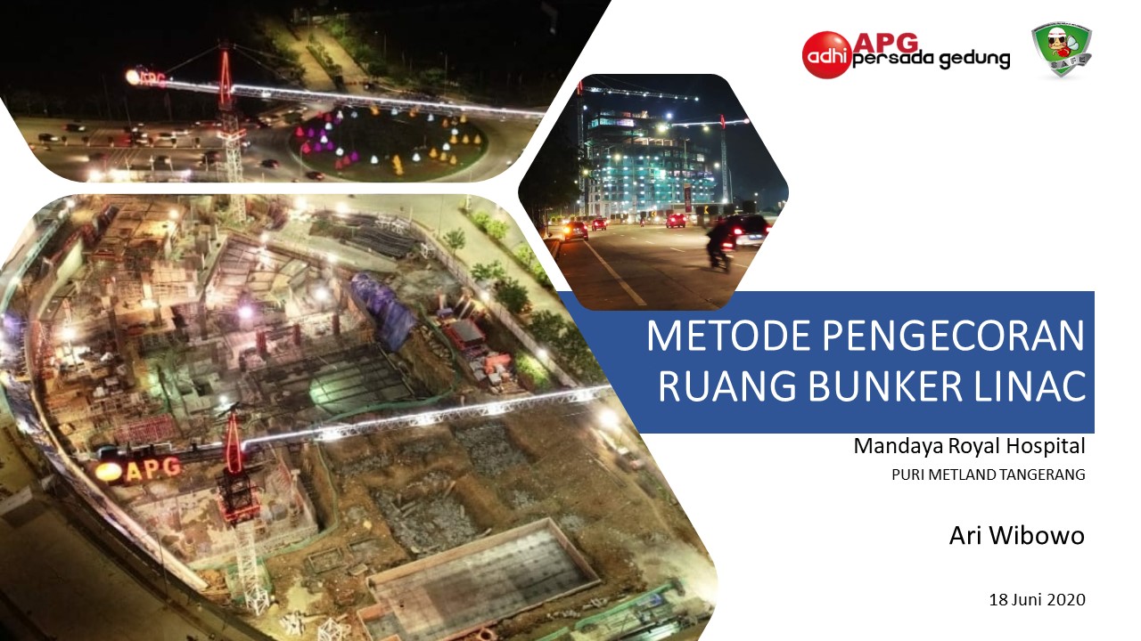 Metode Pengecoran Ruang Bunker Linac