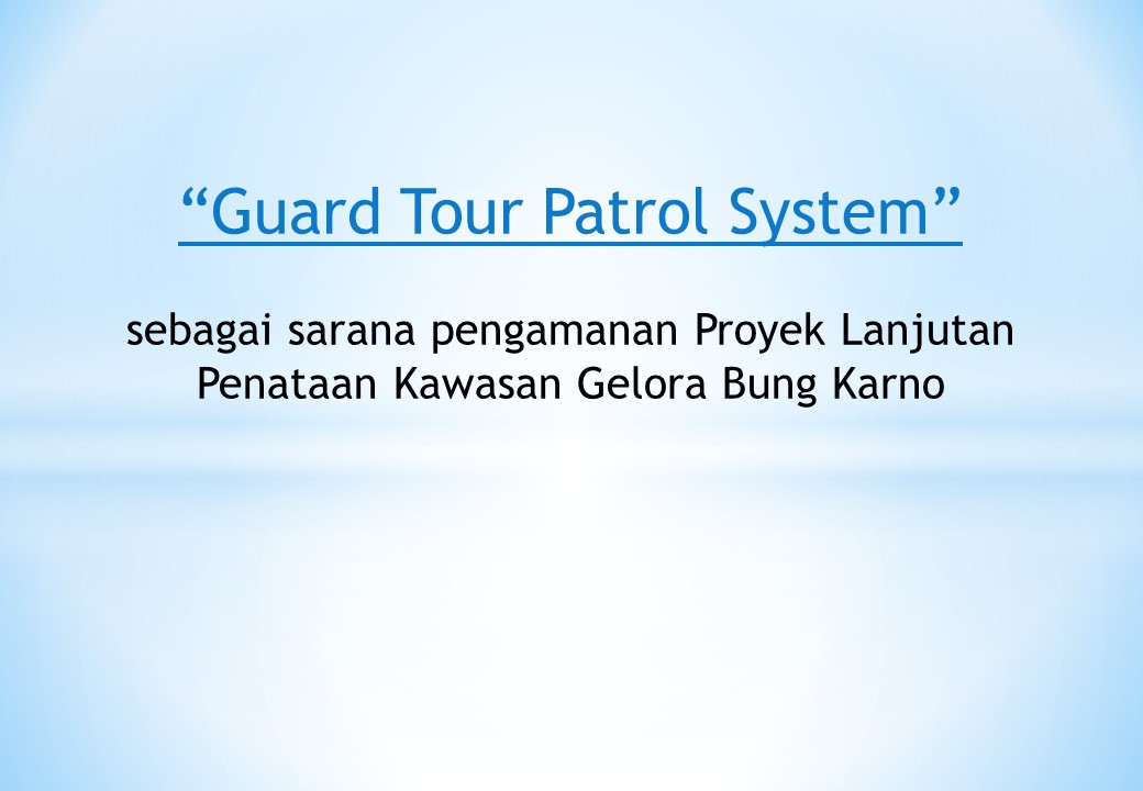 Guard Patrol System di GBK