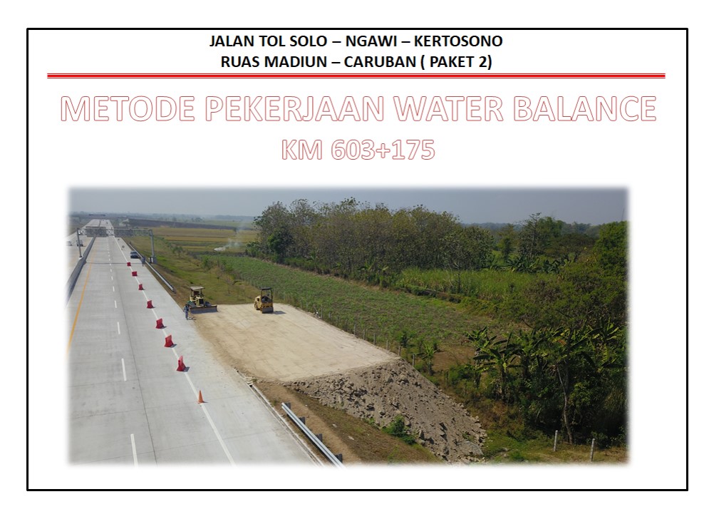 Pekerjaan Water Balance