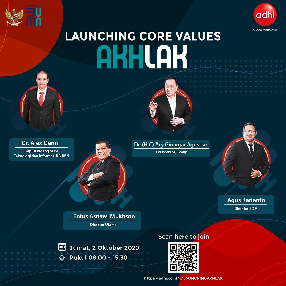 Launching Core Value AKHLAK 2020