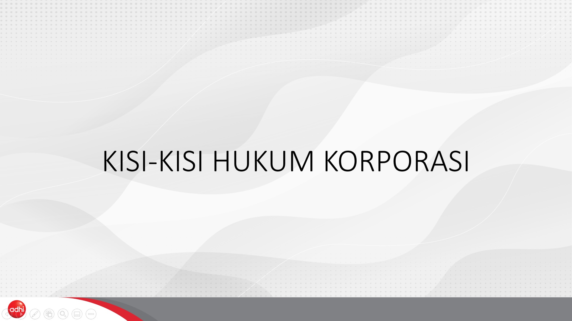 2.6 Legal - Hukum Korporasi, Litigasi, Pasar Modal dan Konstruksi