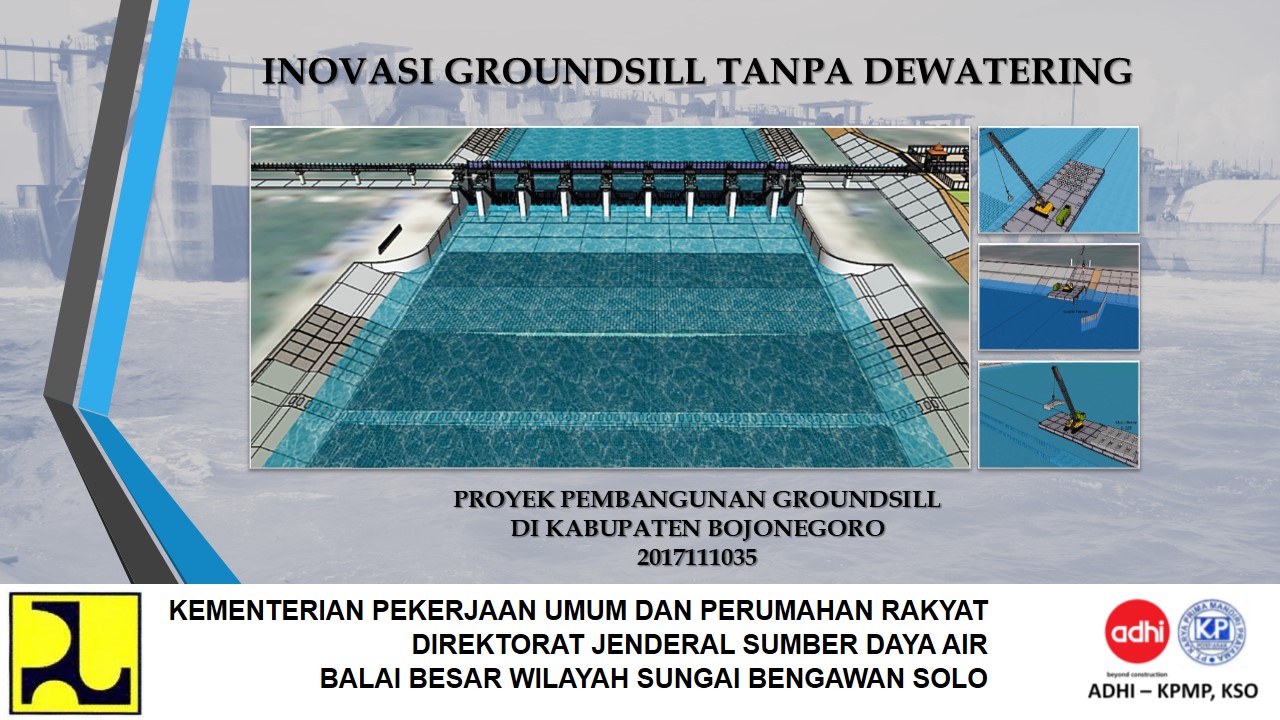 [QHSE Award <span class="highlight">2</span>019] Pekerjaan Groundsill Tanpa Dewatering