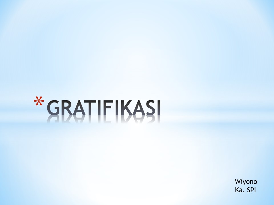 Gratifikasi