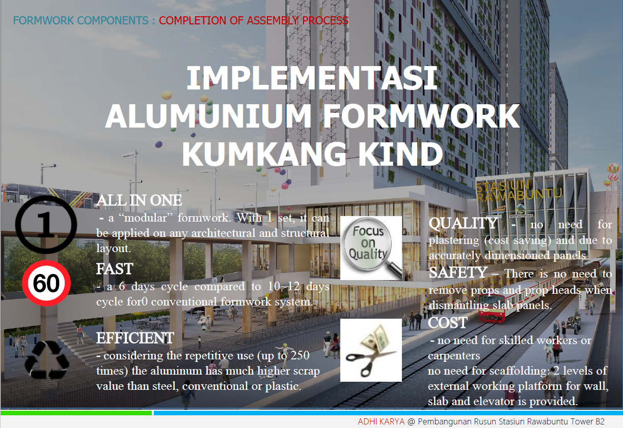 Implementasi Alumunium Formwork Kumkang Kind