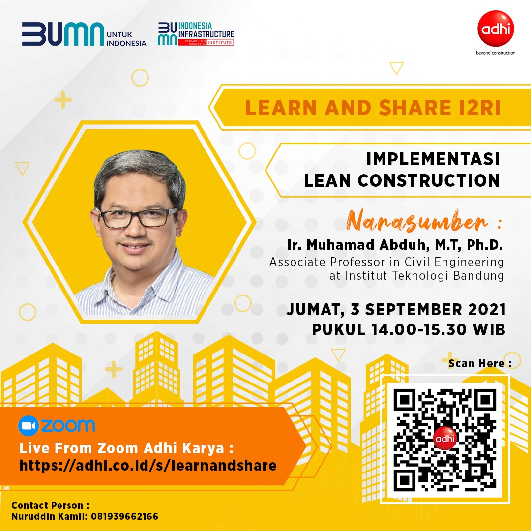 Learn and Share I2RI - Implementasi Lean Construction