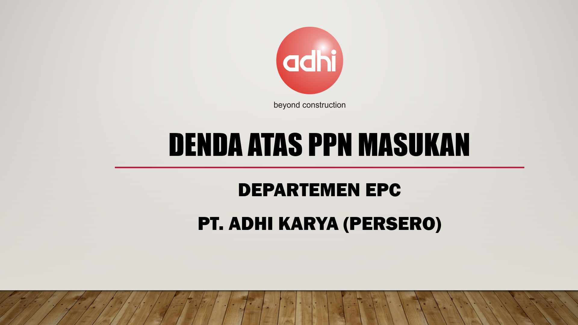 Denda Atas PPN Masukan