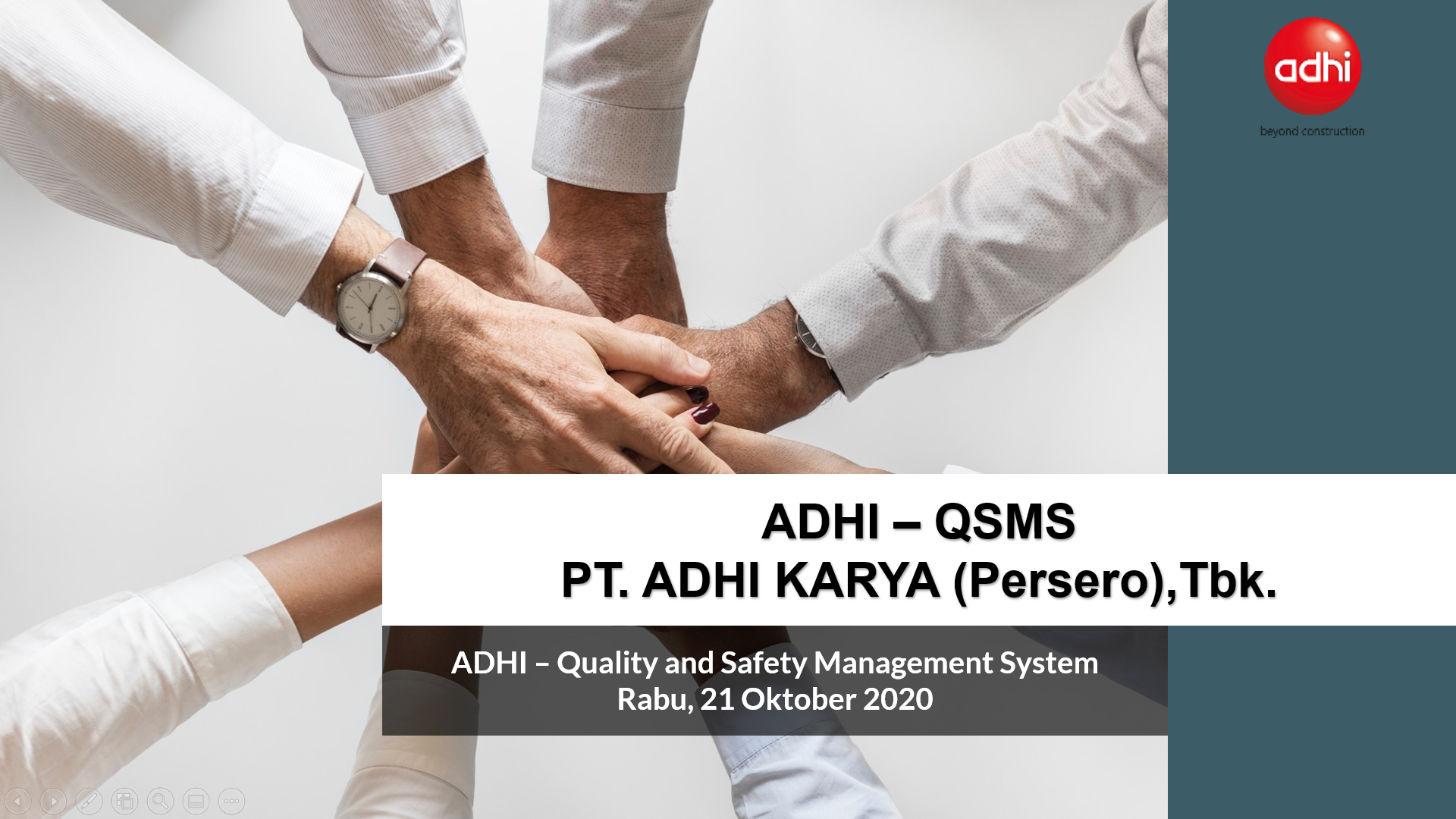 ADHI - Quality and Safety Management System