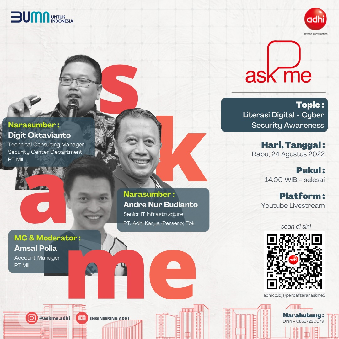 ASK ME #3 Literasi Digital: Cyber Security Awareness