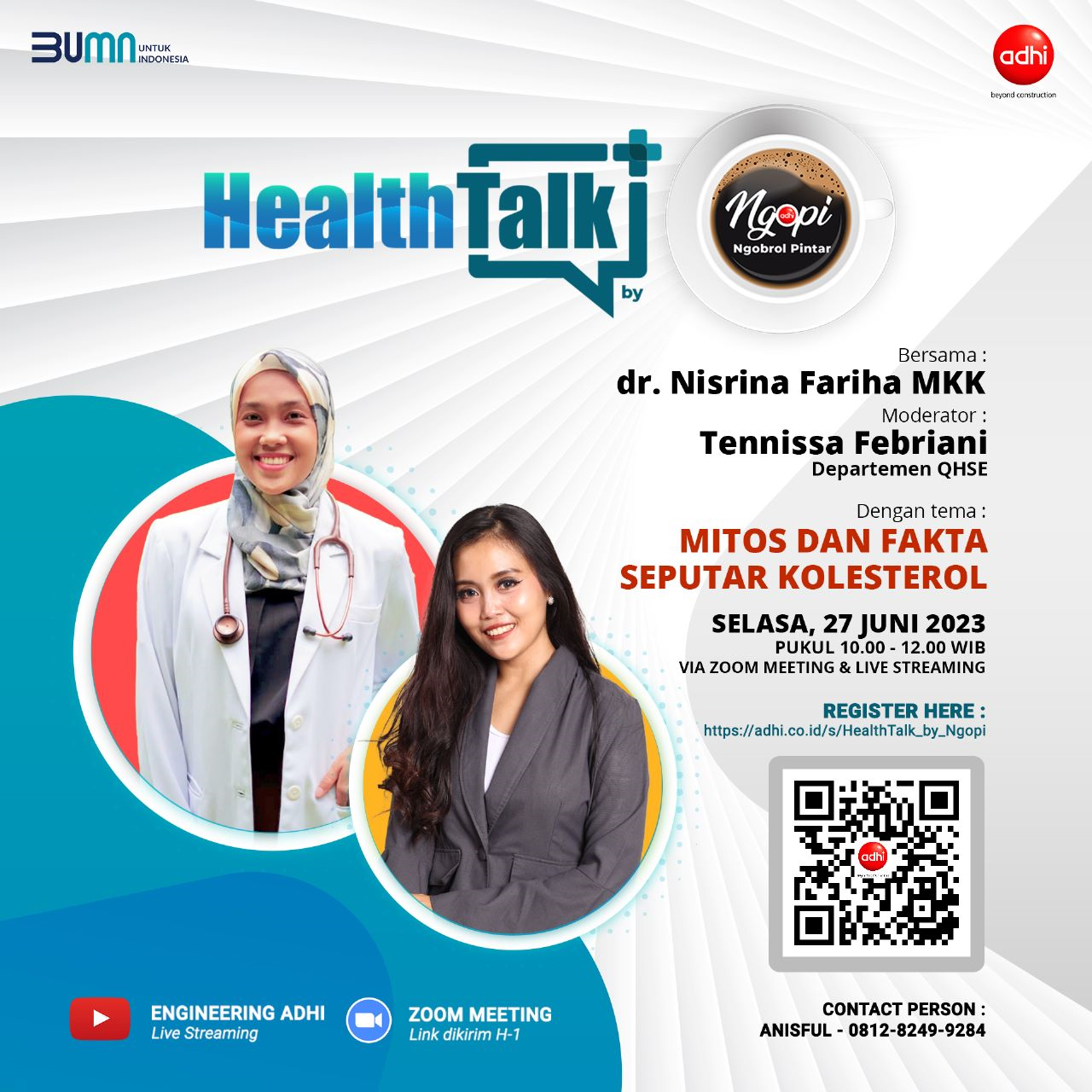 HealthTalk by NGOPI #1 Mitos dan Fakta Seputar Kolesterol