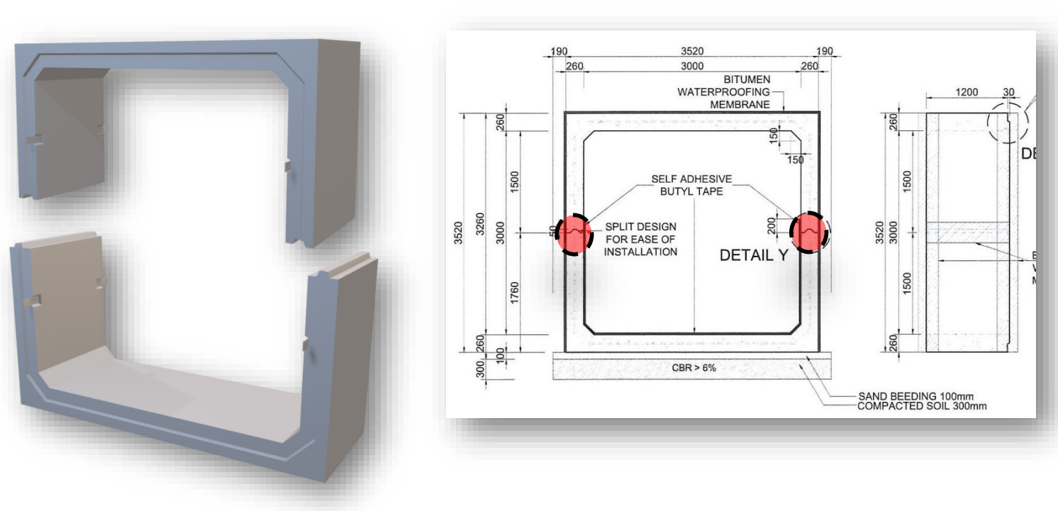 0<span class="highlight">2</span>. Top Bottom Method Precast Concrete For Utility Duct - East Side Mandalika Urban and Tourism Infrastructur Project