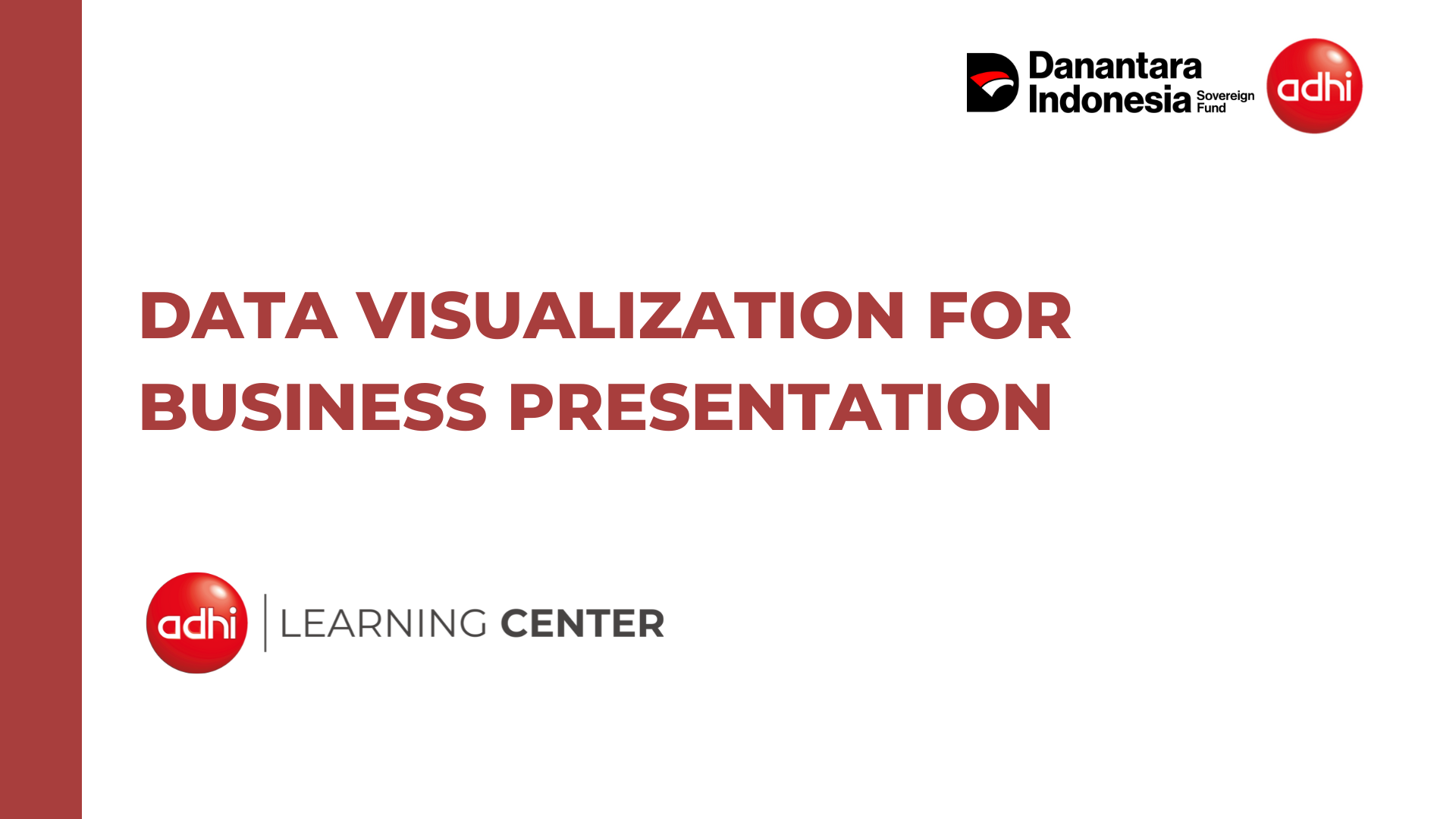 Data Visualization for Business Presentation