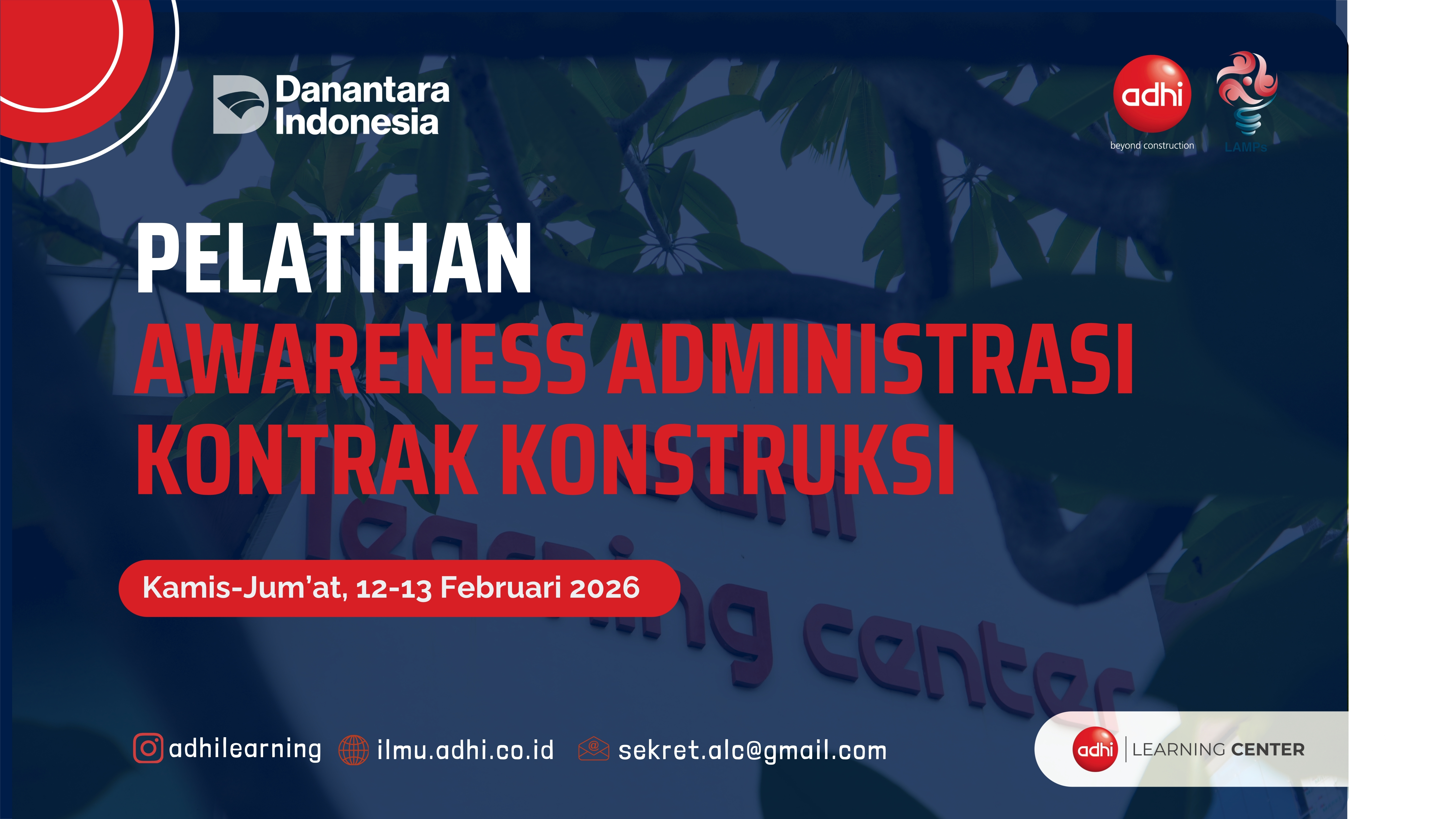Pelatihan  Awareness Administrasi Kontrak Konstruksi 