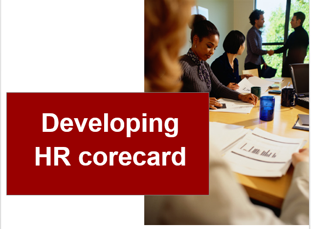 Developing HR Scorecard