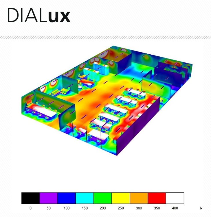 Perhitungan dan Simulasi Penerangan Pencahayaan Ruangan Di Site Office EPCC LRT Jabodebek Menggunakan Software DIALux