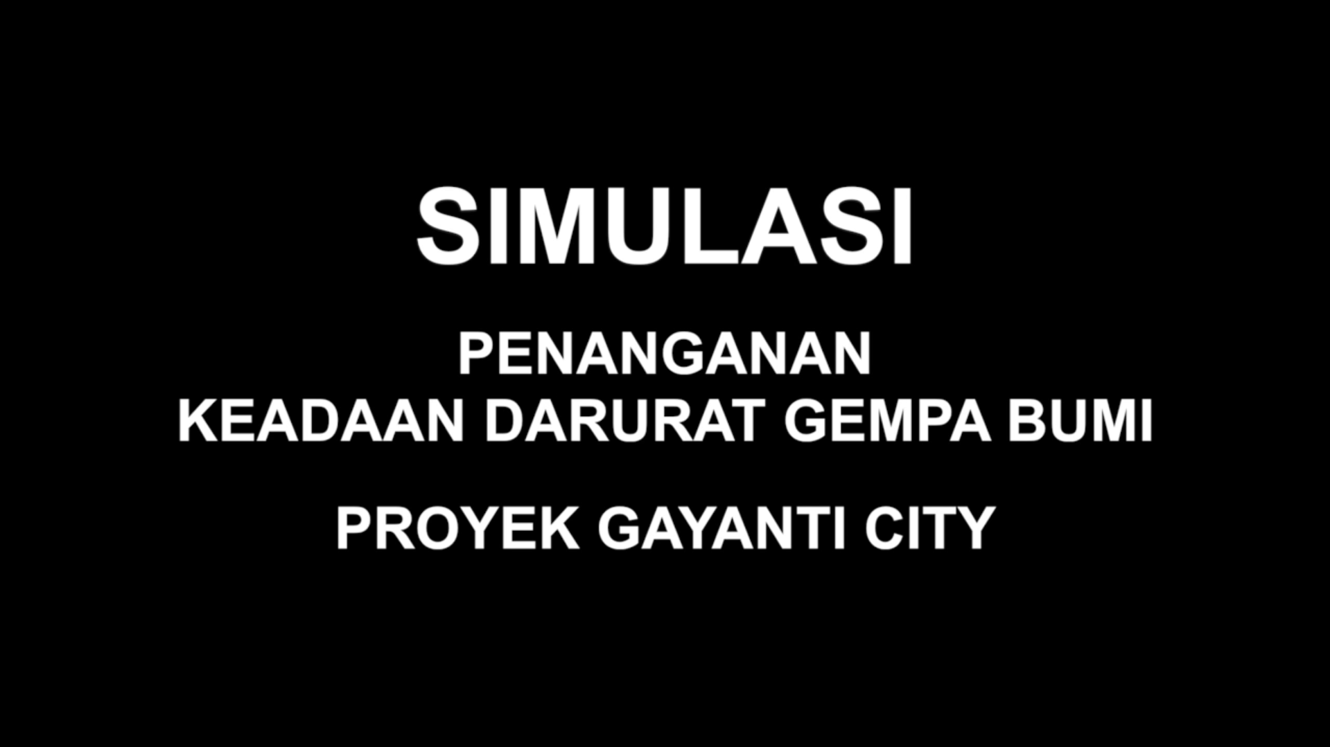 Peningkatan Penerapan HSE (Simulasi Gempa) Di Proyek Gayanti City